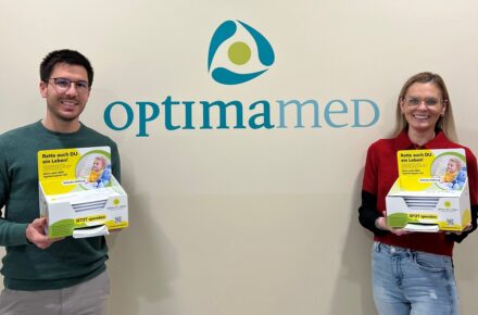 OptimaMed Klagenfurt ermöglicht "Geben für Leben" Leukämiehilfe-Registrierung