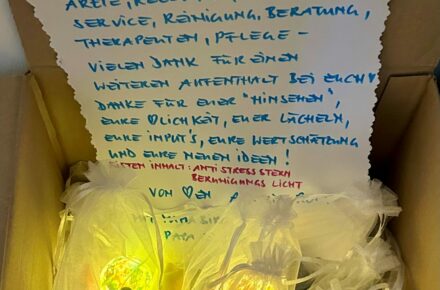 OptimaMed Wiesing - Ein Geschenk, das von Herzen kommt