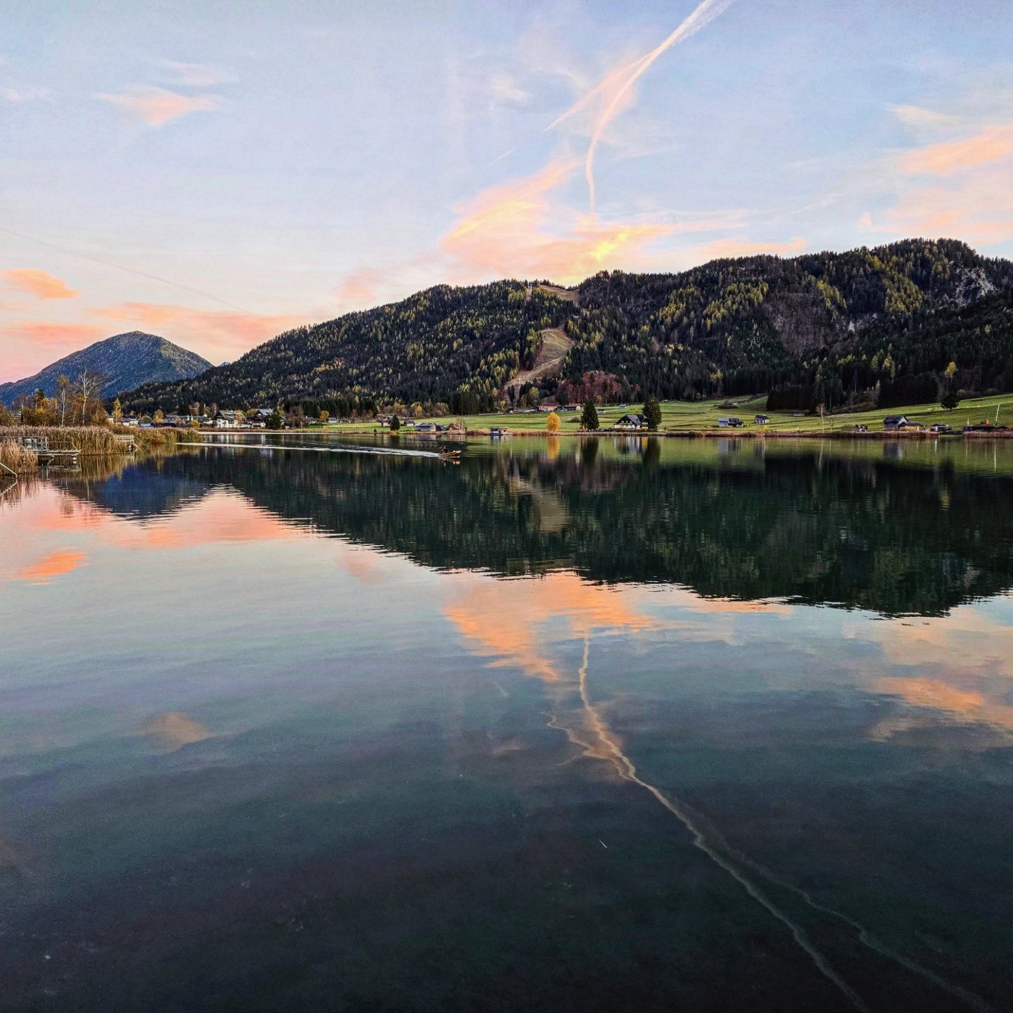 Abendstimmung am Weissensee in Kärnten 1 Abendstimmung am Weissensee in Kärnten 1