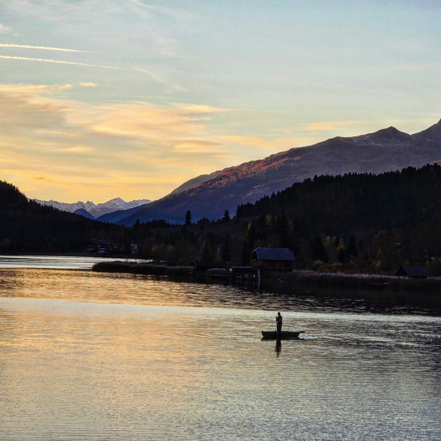 Abendstimmung am Weissensee in Kärnten 2 Abendstimmung am Weissensee in Kärnten 2