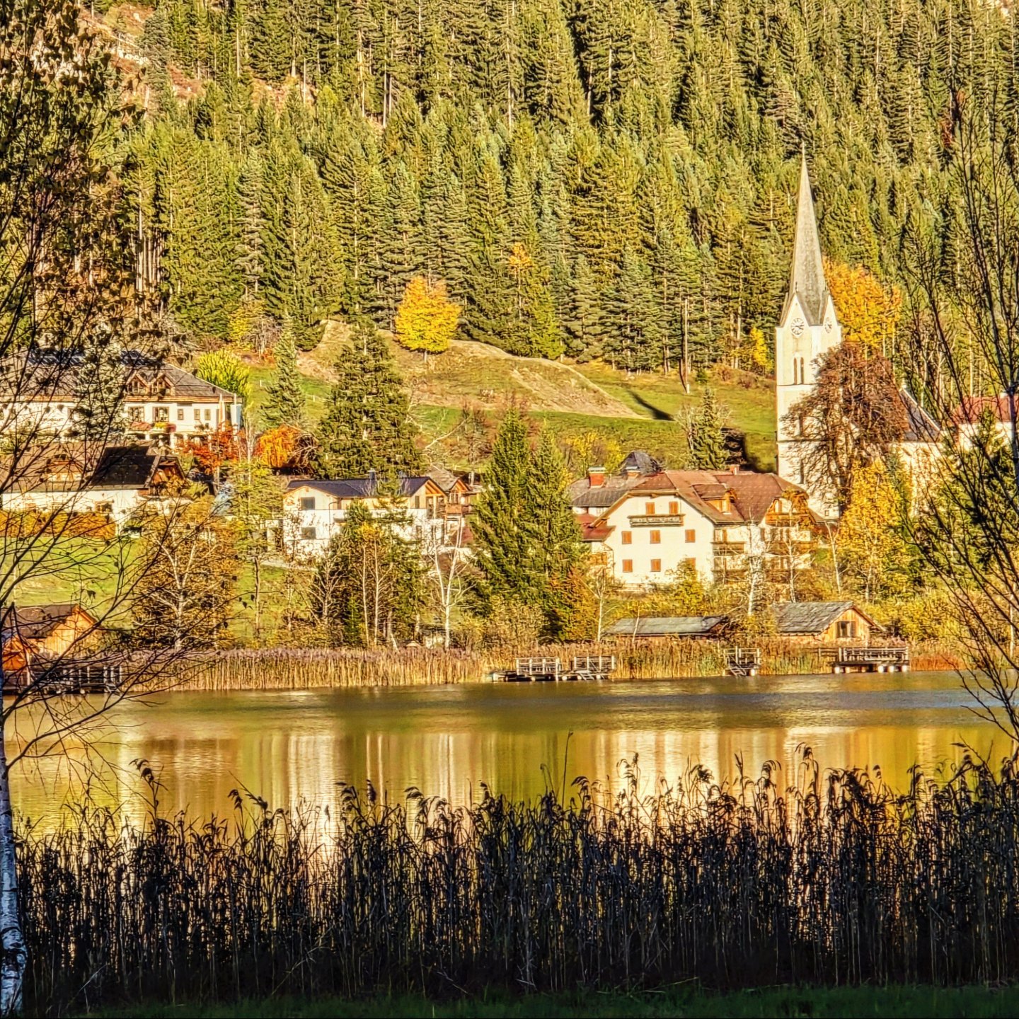 Abendstimmung am Weissensee in Kärnten 3 Abendstimmung am Weissensee in Kärnten 3