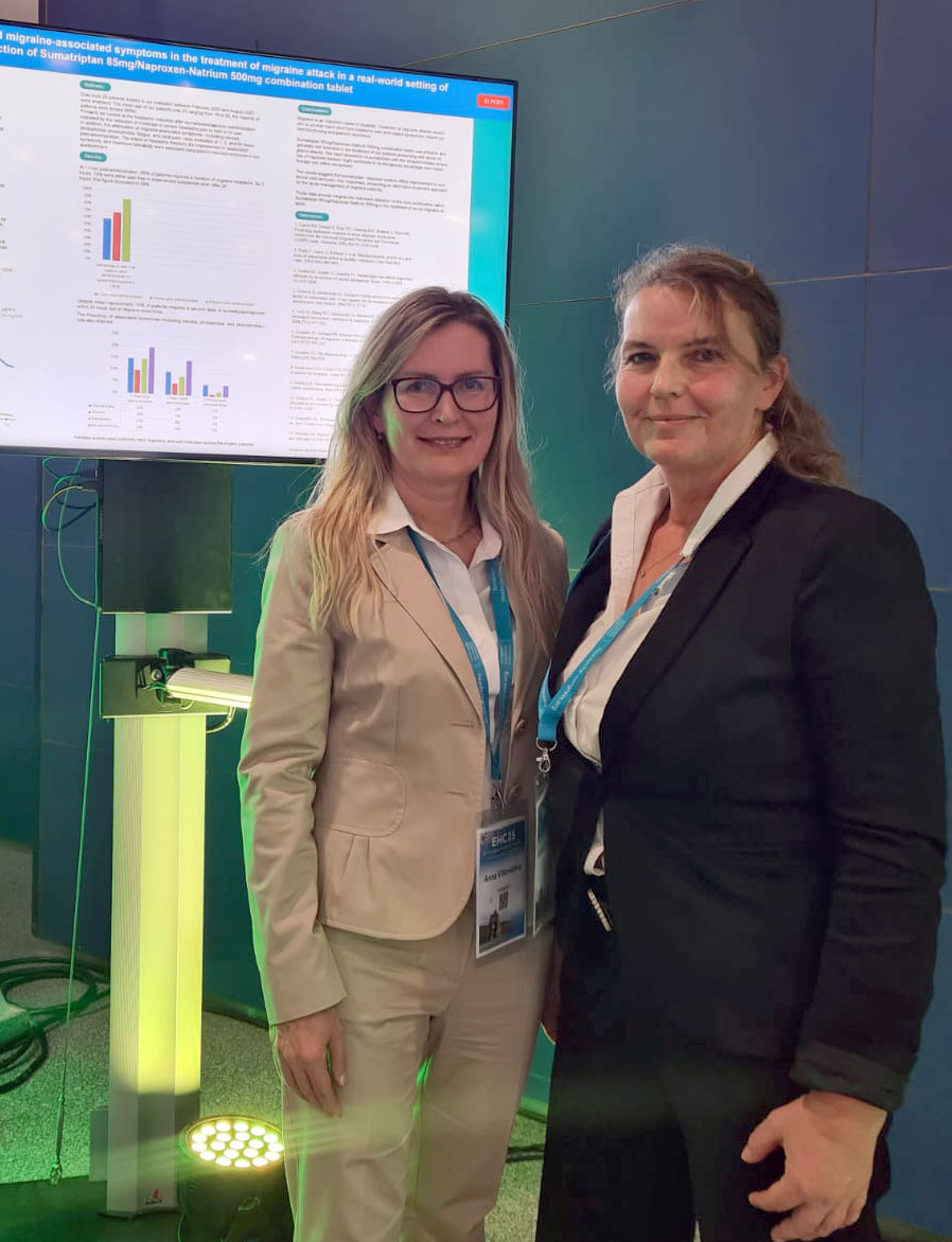 Kittsee Ärztinnen halten Vortrag auf dem Headache Congress 2025 Kittsee Ärztinnen halten Vortrag auf dem Headache Congress 2025