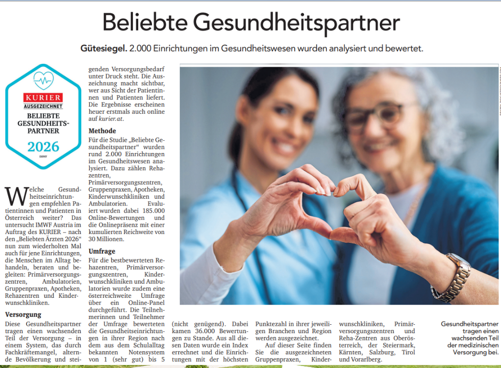 Rehazentrum Aspach ist beliebter Gesundheitspartner 2026