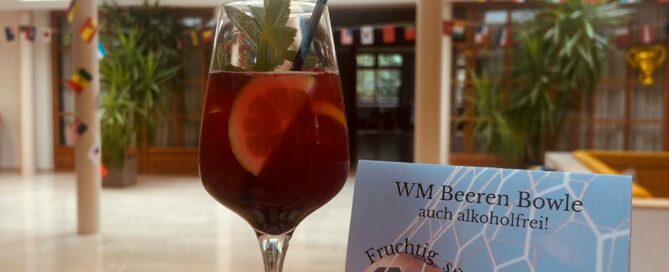 Beerenbowle zur Fußball-Weltmeisterschaft