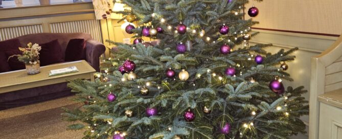 Prächtig geschmückther Christbaum in Bad Mitterndorf