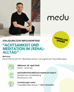 Impulsvortag zu Achtsamkeit und Meditation