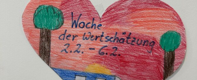 Kinder im Rehazentrum begehen die Woche der Wertschätzung
