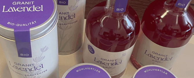 Tee, Sirup und Salatkräuter aus Lavendel