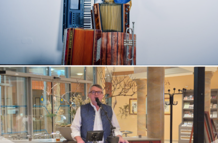 Live-Musik am 8. Oktober 2026 mit Klaus Moser bei OptimaMed in Aspach