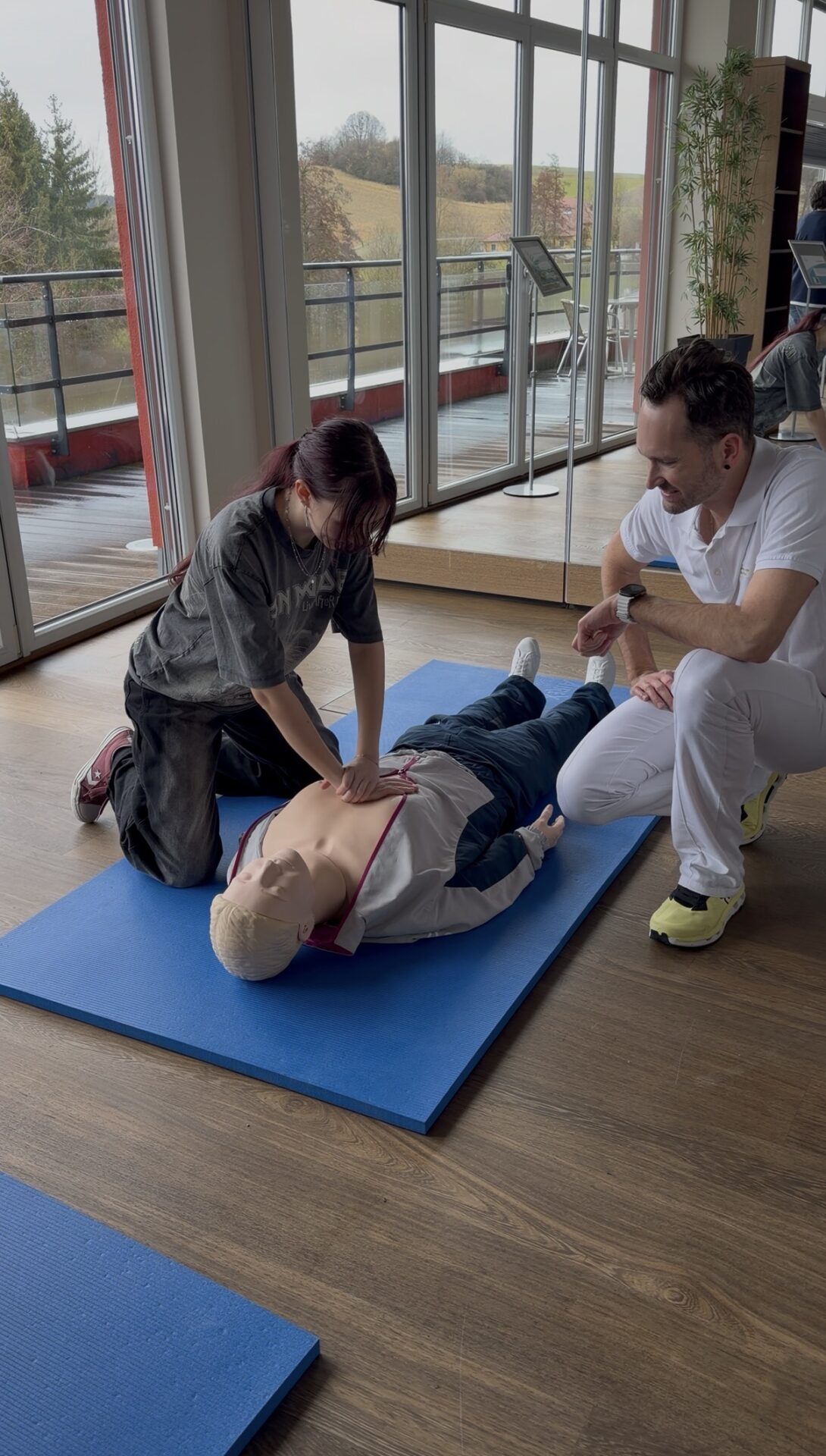 LWBFS Mauerkirchen übt im Rehazentrum Aspach LWBFS Mauerkirchen übt im Rehazentrum Aspach