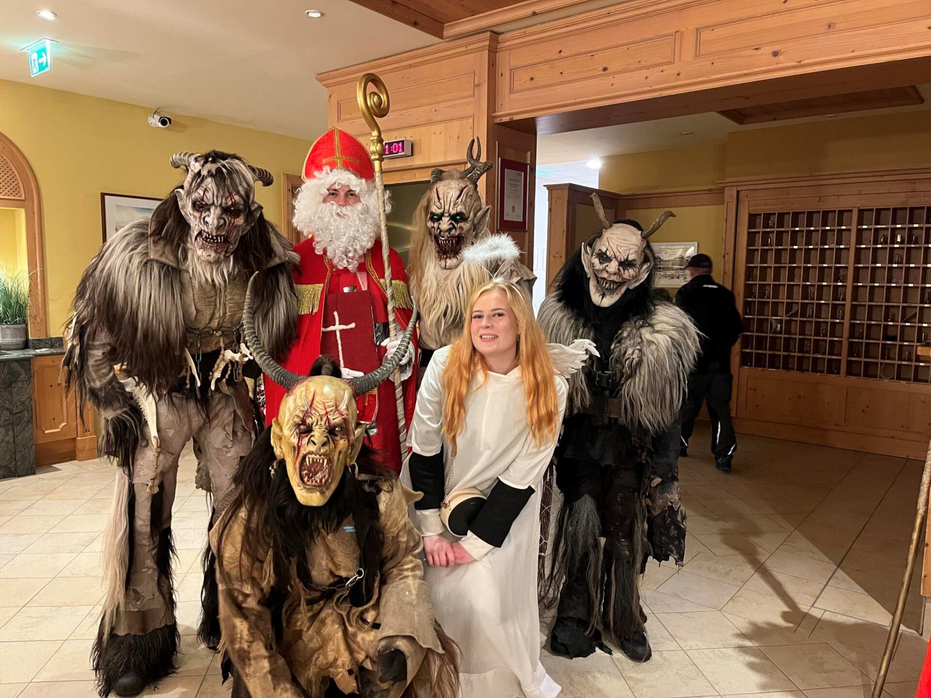 Nikolaus und Krampus in Weißbriach