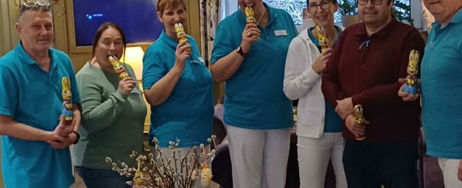 Osterfreude beim Team des Gesundheitsresorts Bad Mitterndorf