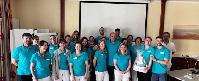 Raxblick-Team verabschiedet Mitarbeiterin in die Babypause