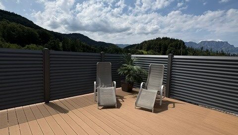 Neue Saunaterrasse im Gesundheitsresort St. Josef