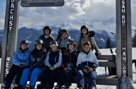 Winterausflug des Pflegeteams von OptimaMed Bad Wimsbach