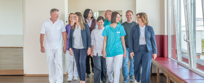 Team des OptimaMed Rehazentrums Aspach