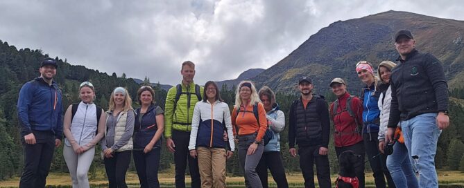 Team des Therapiezentrums Judenburg unternimmt Herbstwanderung