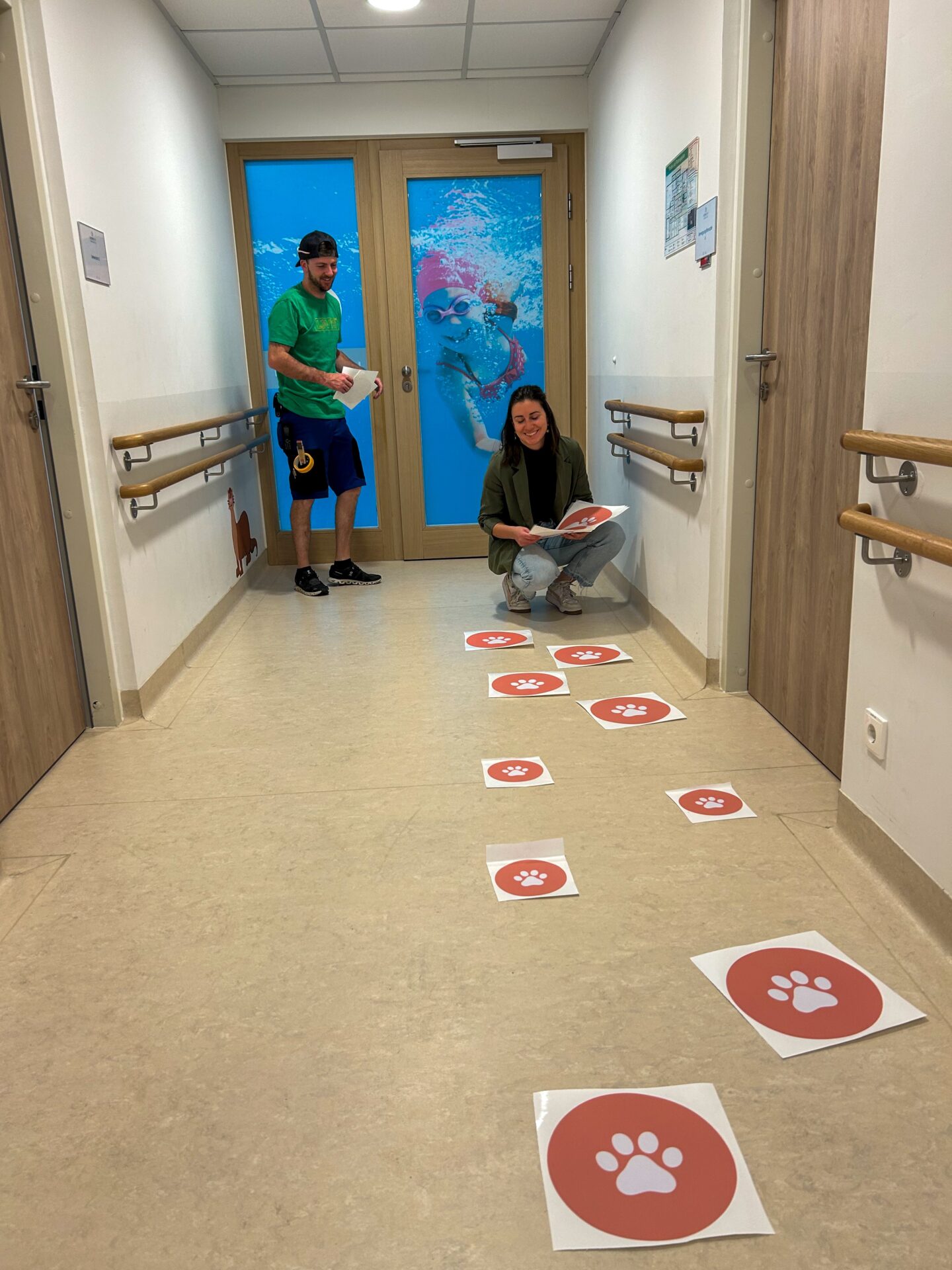 Tierische Fußspuren in der Kinderreha Wiesing 2 Tierische Fußspuren in der Kinderreha Wiesing 2