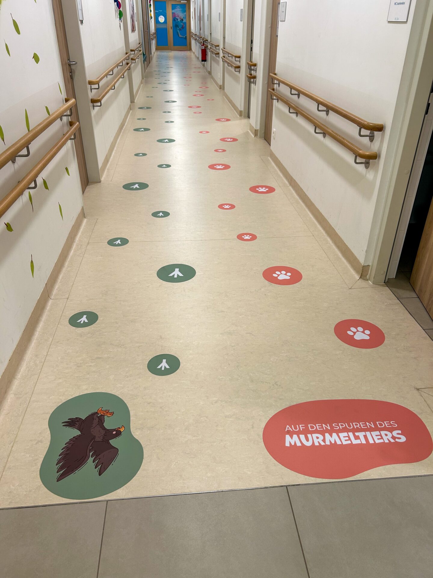 Tierische Fußspuren in der Kinderreha Wiesing 3 Tierische Fußspuren in der Kinderreha Wiesing 3