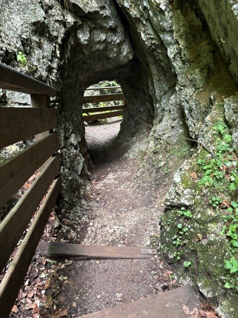 Weg in der Wolfklamm bei Stans Weg in der Wolfklamm bei Stans