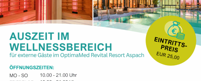 Revital Resort öffnet Wellnessbereich für Tagesgäste